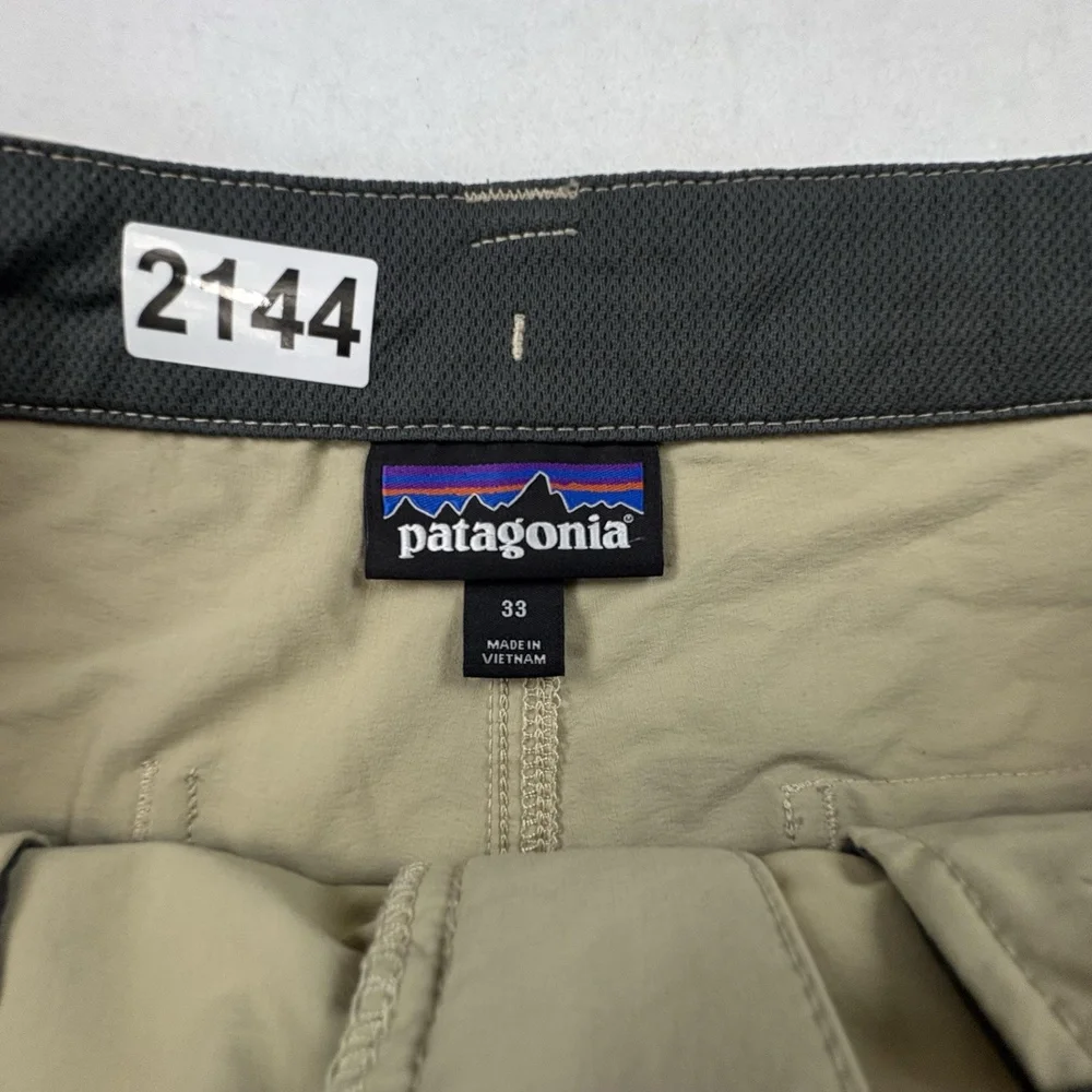 Patagonia Quandary Shorts Mens 32 El Cap Khaki 8” Hiking Stretch Outdoor SP19